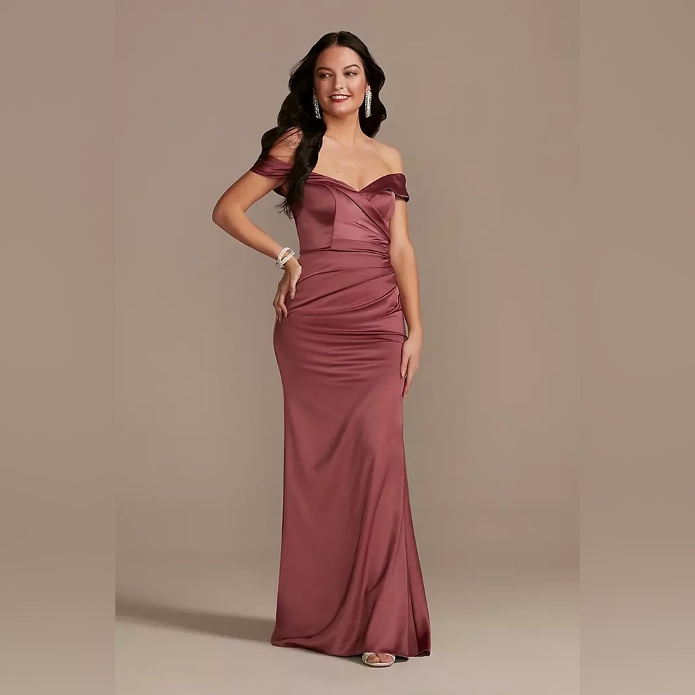Bridesmaid dress from David’s Bridal